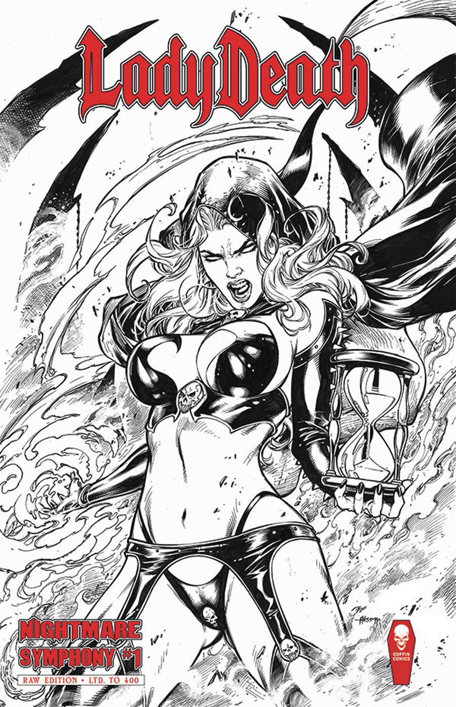 Lady Death Scorched Earth #1 Cover F Raw Edition