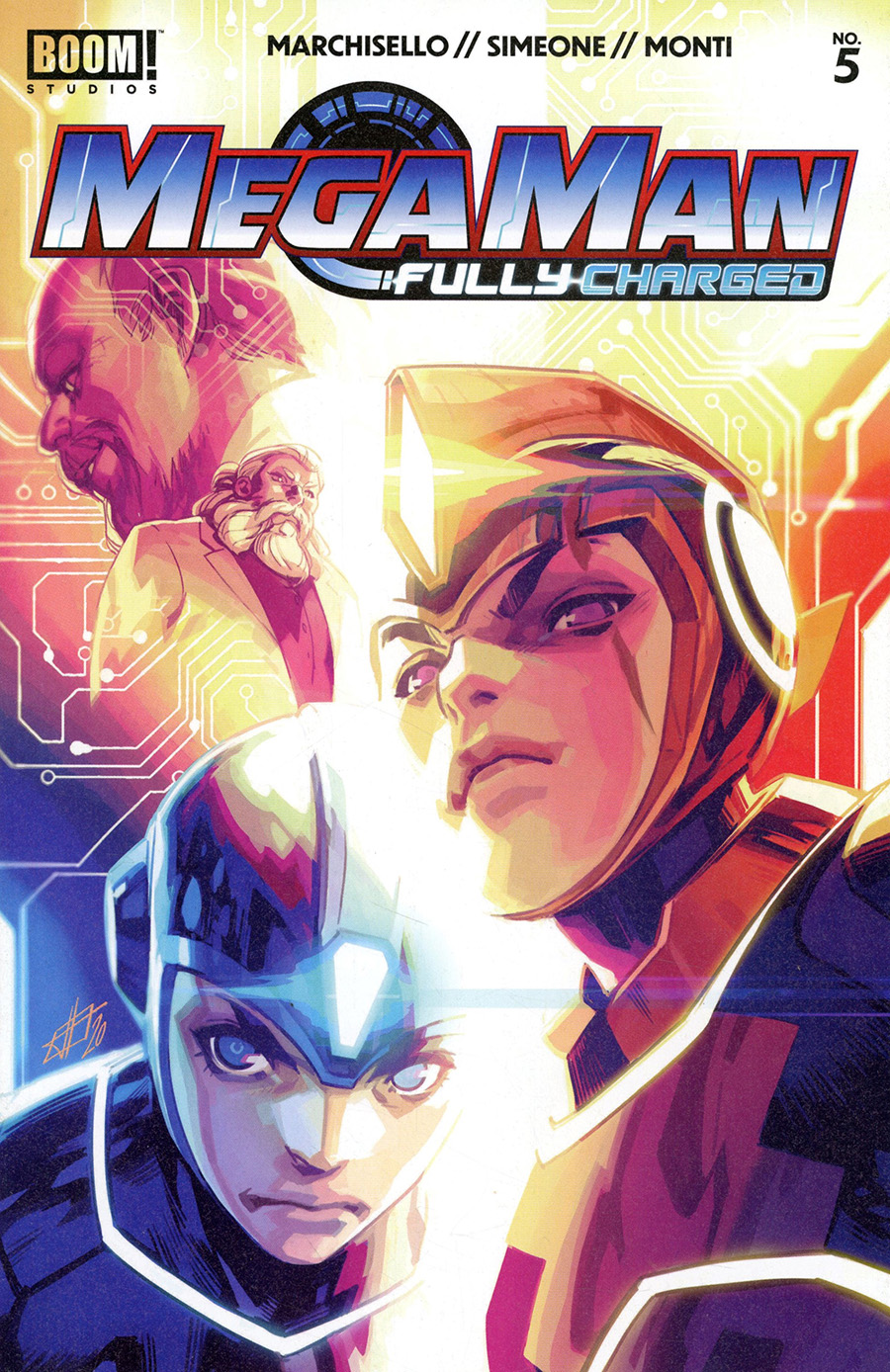 Mega Man Fully Charged #5 Cover A Regular Toni Infante Cover
