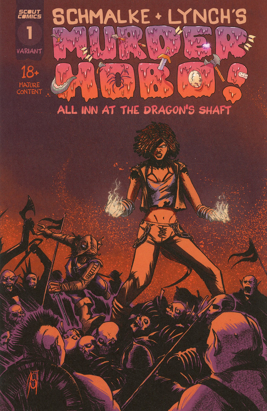 Murder Hobo All Inn At The Dragons Shaft #1 Cover B Variant Joseph Schmalke Cover