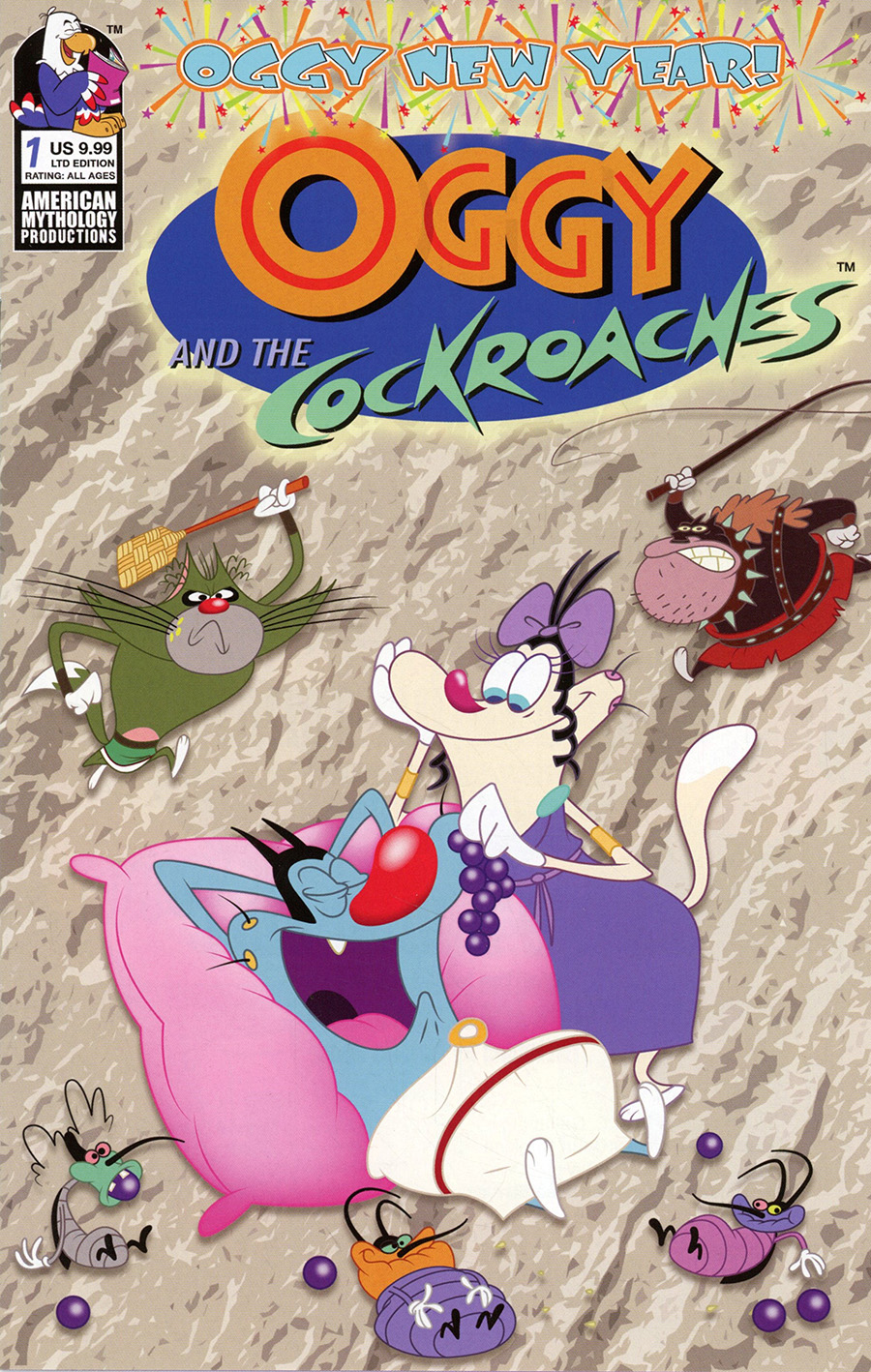 Oggy And The Cockroaches Oggy New Year #1 Cover C Limited Edition Variant Cover