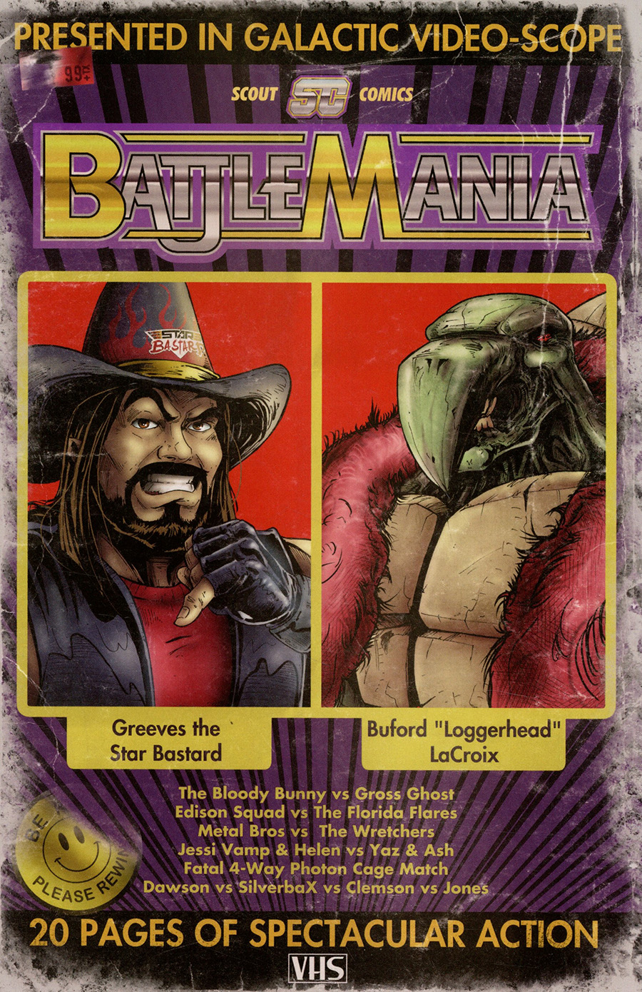 Star Bastard Loggerhead One Shot Cover B Variant Bryan Silverbax Battlemania Cover