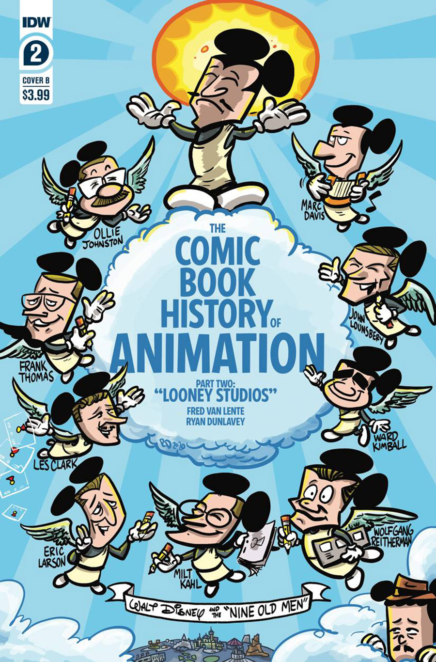 Comic Book History Of Animation #2 Cover B Variant Ryan Dunlavey Cover