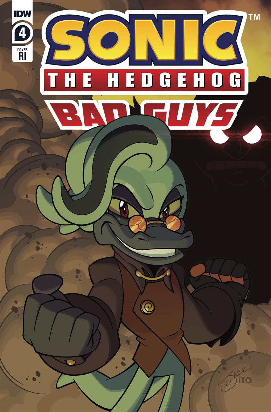 Sonic The Hedgehog Bad Guys #4 Cover A Regular Aaron Hammerstrom Cover