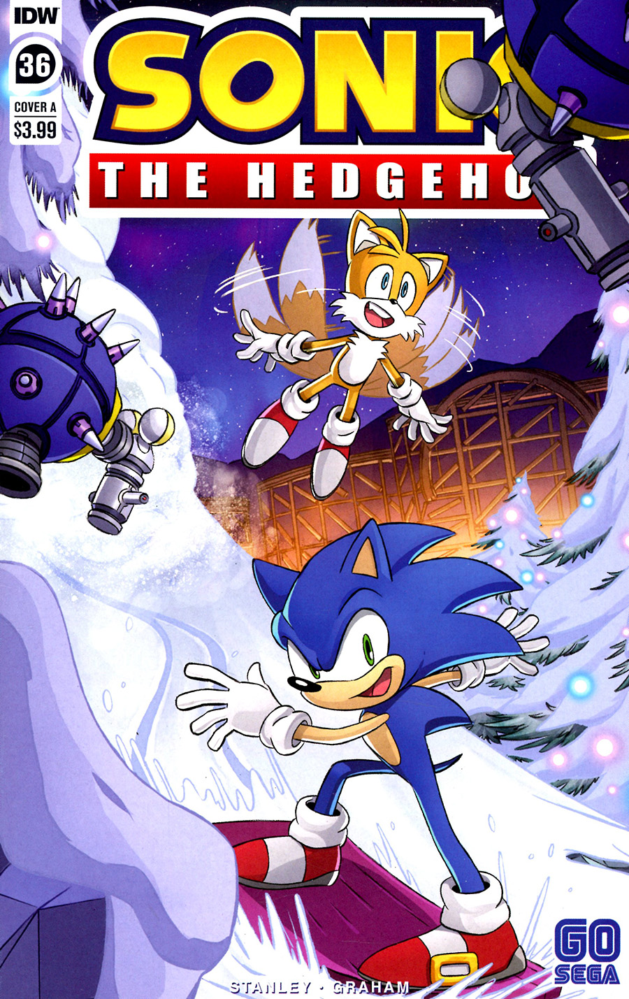 Sonic The Hedgehog Vol 3 #36 Cover A Regular Dan Schoening Cover