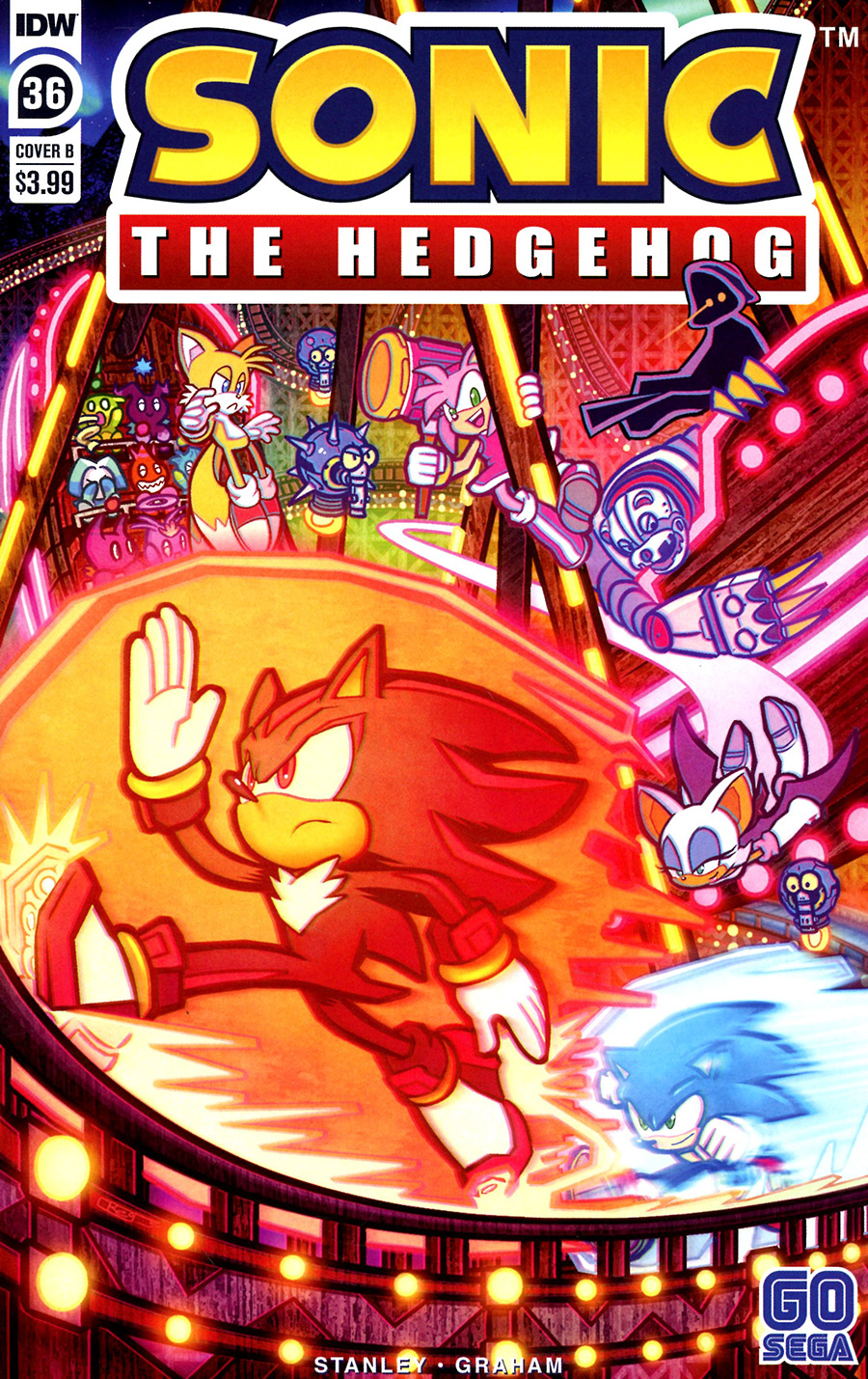 Sonic The Hedgehog Vol 3 #36 Cover B Variant Reggie Graham Cover