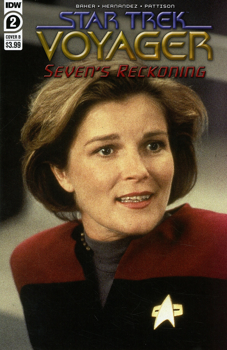 Star Trek Voyager Sevens Reckoning #2 Cover B Variant Photo Cover