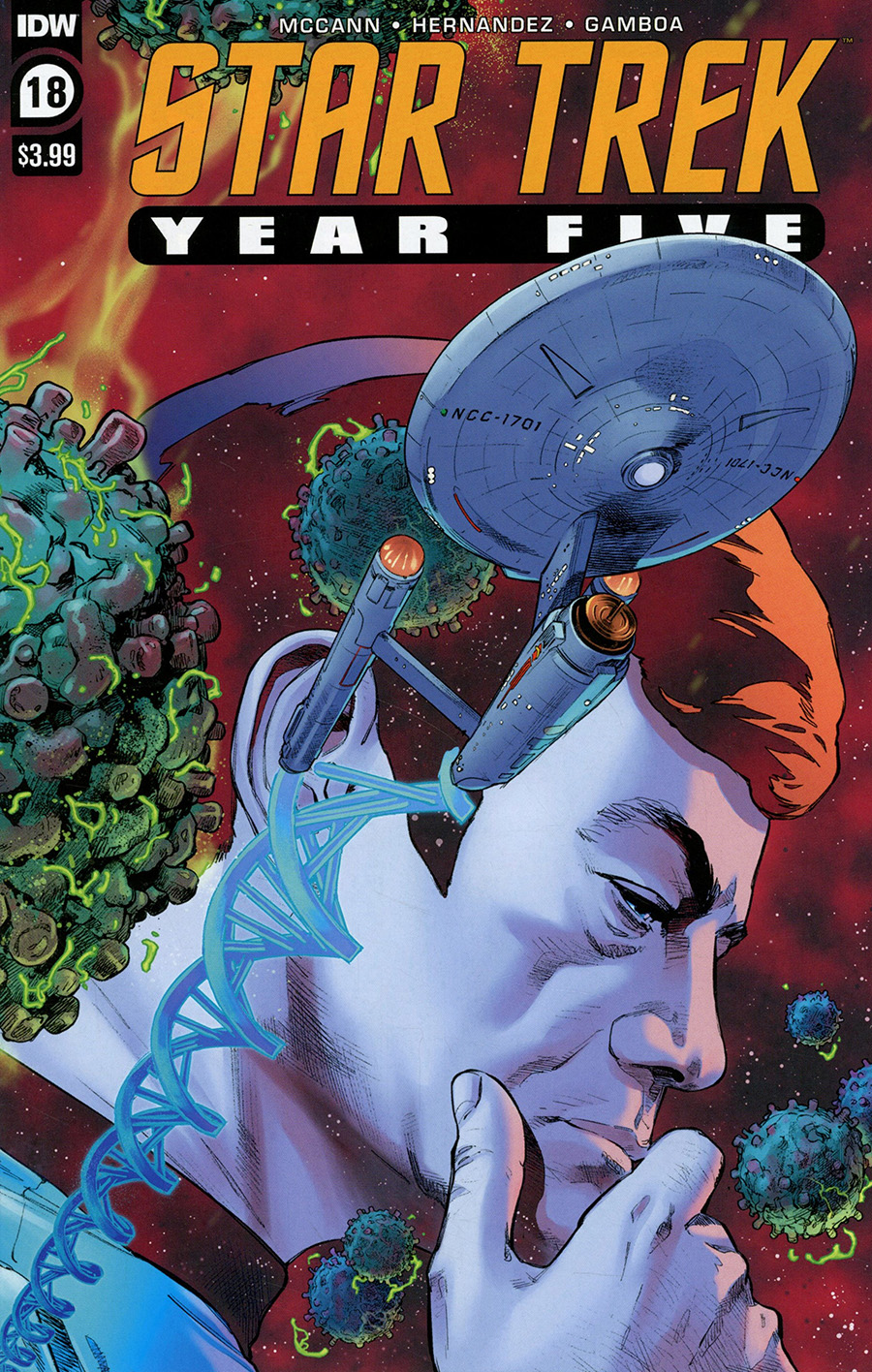 Star Trek Year Five #18 Cover A Regular Stephen Thompson Cover