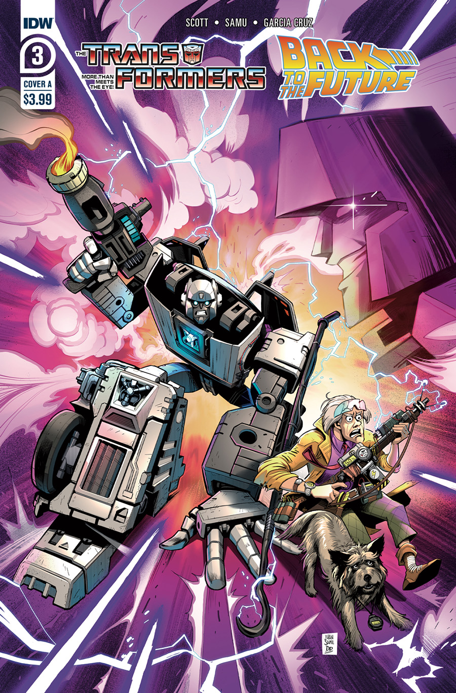 Transformers Back To The Future #3 Cover A Regular Juan Samu Cover