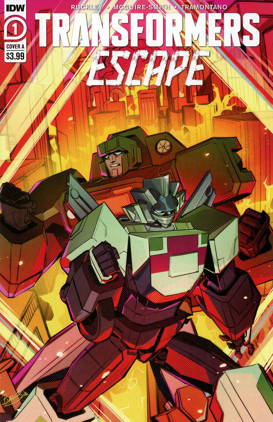 Transformers Escape #1 Cover A Regular Bethany McGuire-Smith Cover