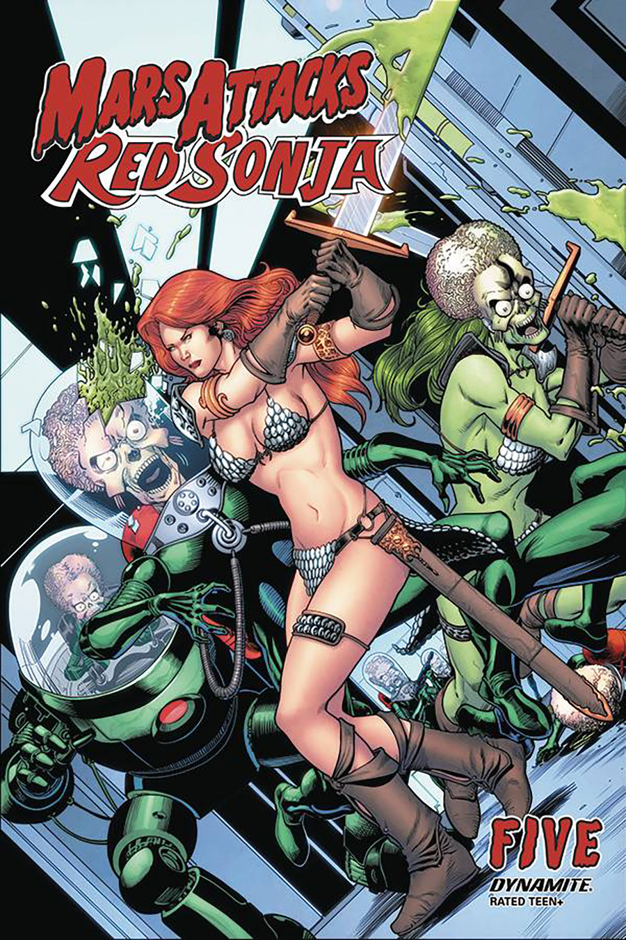 Mars Attacks Red Sonja #5 Cover C Variant Barry Kitson Cover