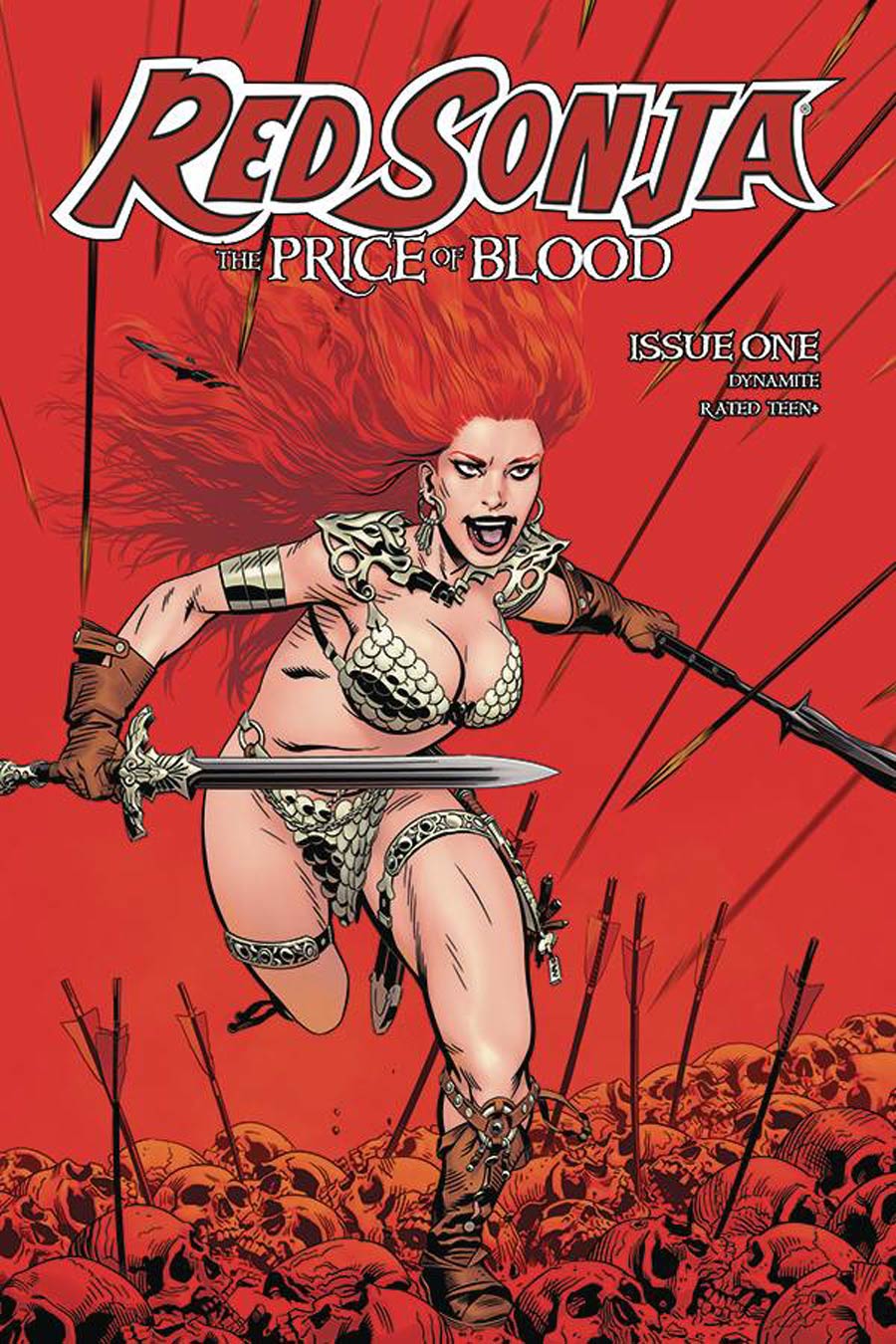 Red Sonja Price Of Blood #1 Cover B Variant Michael Golden Cover