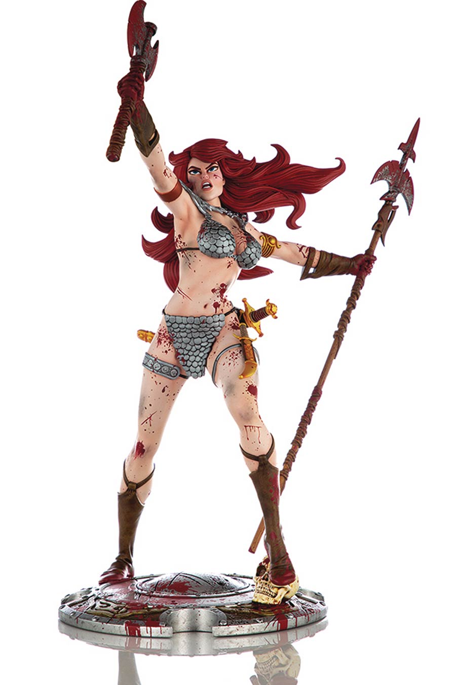 Red Sonja 45th Anniversary Collectors Statue By Frank Thorne Berzerker Variant