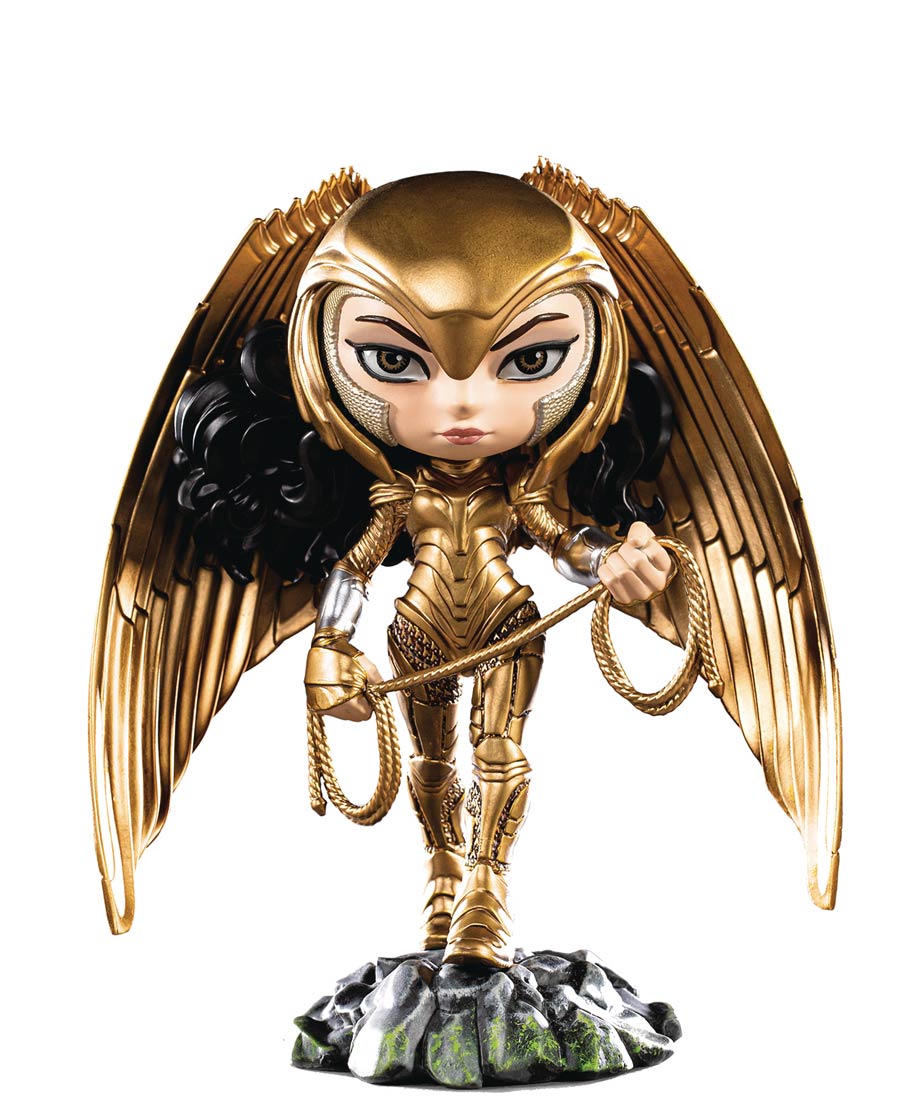 MiniCo Heroes Wonder Woman 1984 Vinyl Statue - Armored Wonder Woman