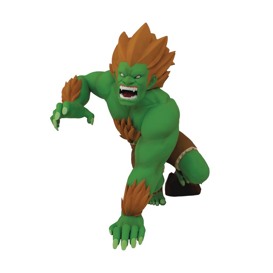 Street Fighter Blanka Unleashed 8.5-Inch PVC Designer Figure