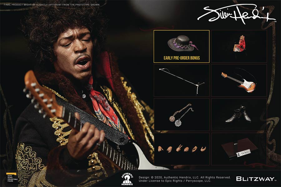 Jimi Hendrix 1/6 Scale Premium UMS Figure
