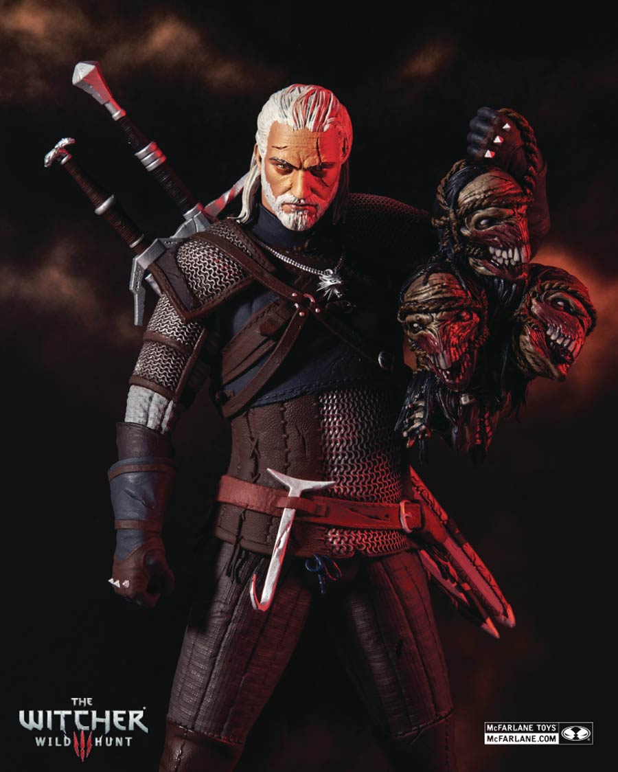 Witcher III Wild Hunt Geralt Of Rivia 12-Inch Scale Action Figure Case