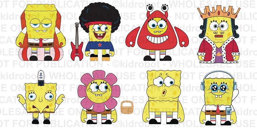 Cavalcade Of SpongeBob SquarePants 3-Inch Mini Figure Blind Mystery Box 24-Piece Display