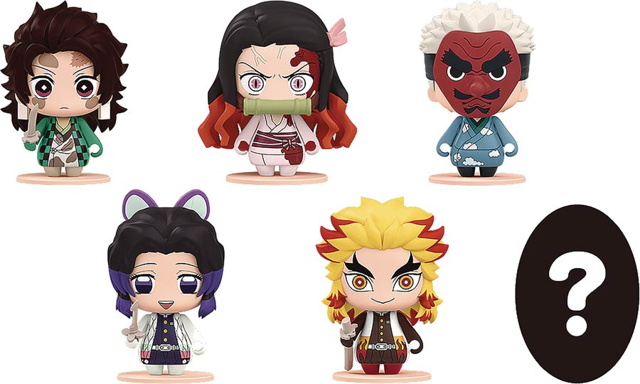 Demon Slayer Kimetsu No Yaiba Pocket Maquette 02 Mini Figure 6-Piece Display