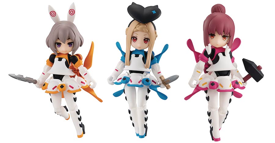 Desktop Army K-303S Alissa Series Mini Figure 3-Piece Display