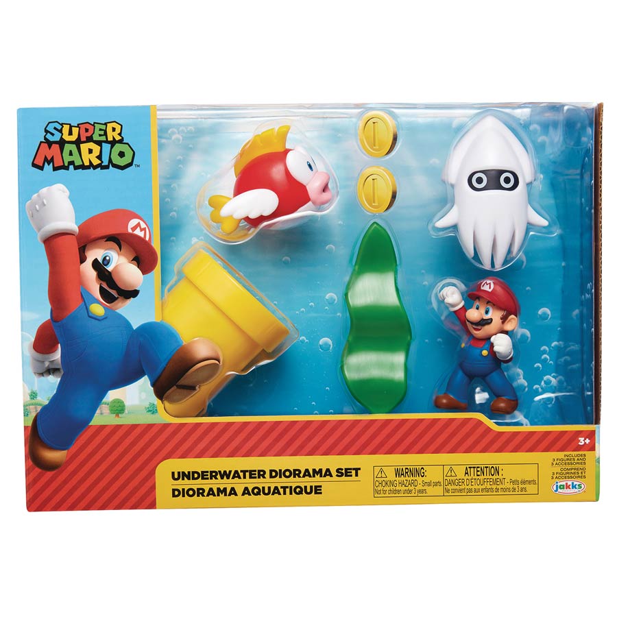 Nintendo 2.5-Inch Figure Underwater Diorama Set Case