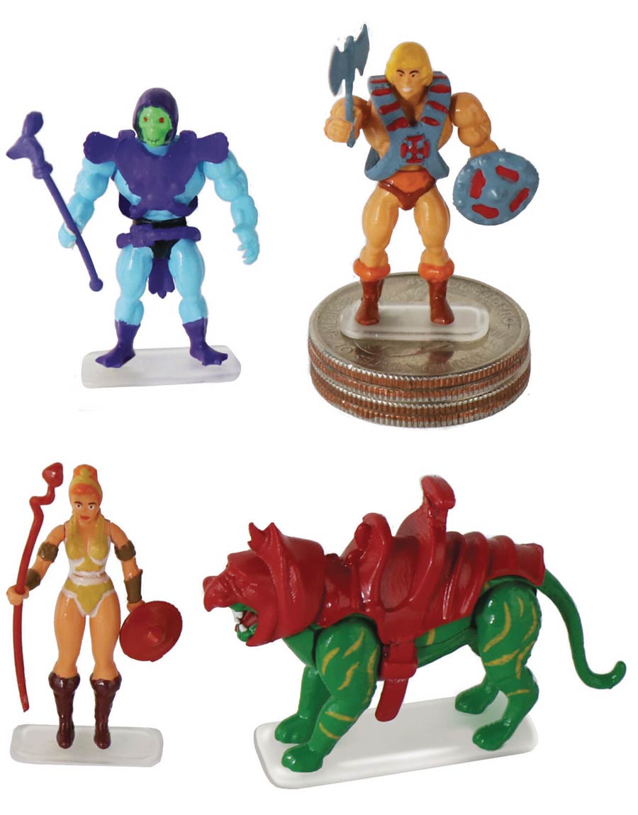 Worlds Smallest Masters Of The Universe Micro Action Figure Inner Case Assortment Case