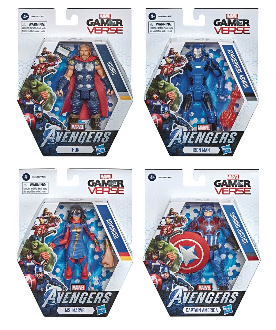 Avengers Gamerverse 6-Inch Action Figure Assortment Case 202001