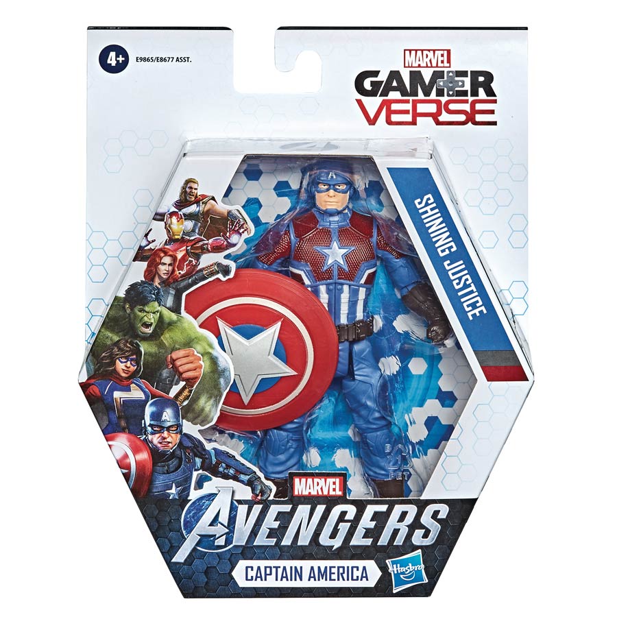 Avengers Gamerverse Captain America 6-Inch Action Figure Case