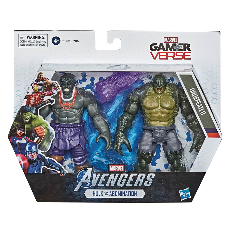 Avengers Gamerverse Hulk / Abomination 6-Inch 2-Pack Action Figure Case