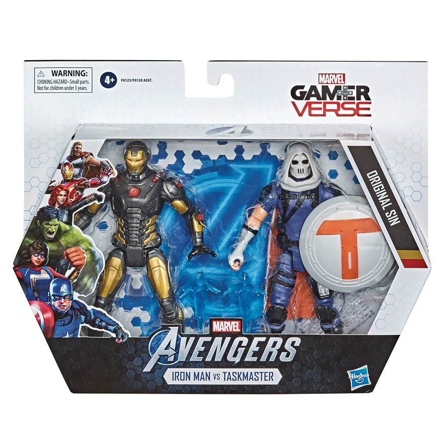 Avengers Gamerverse Iron Man / Taskmaster 6-Inch 2-Pack Action Figure Case