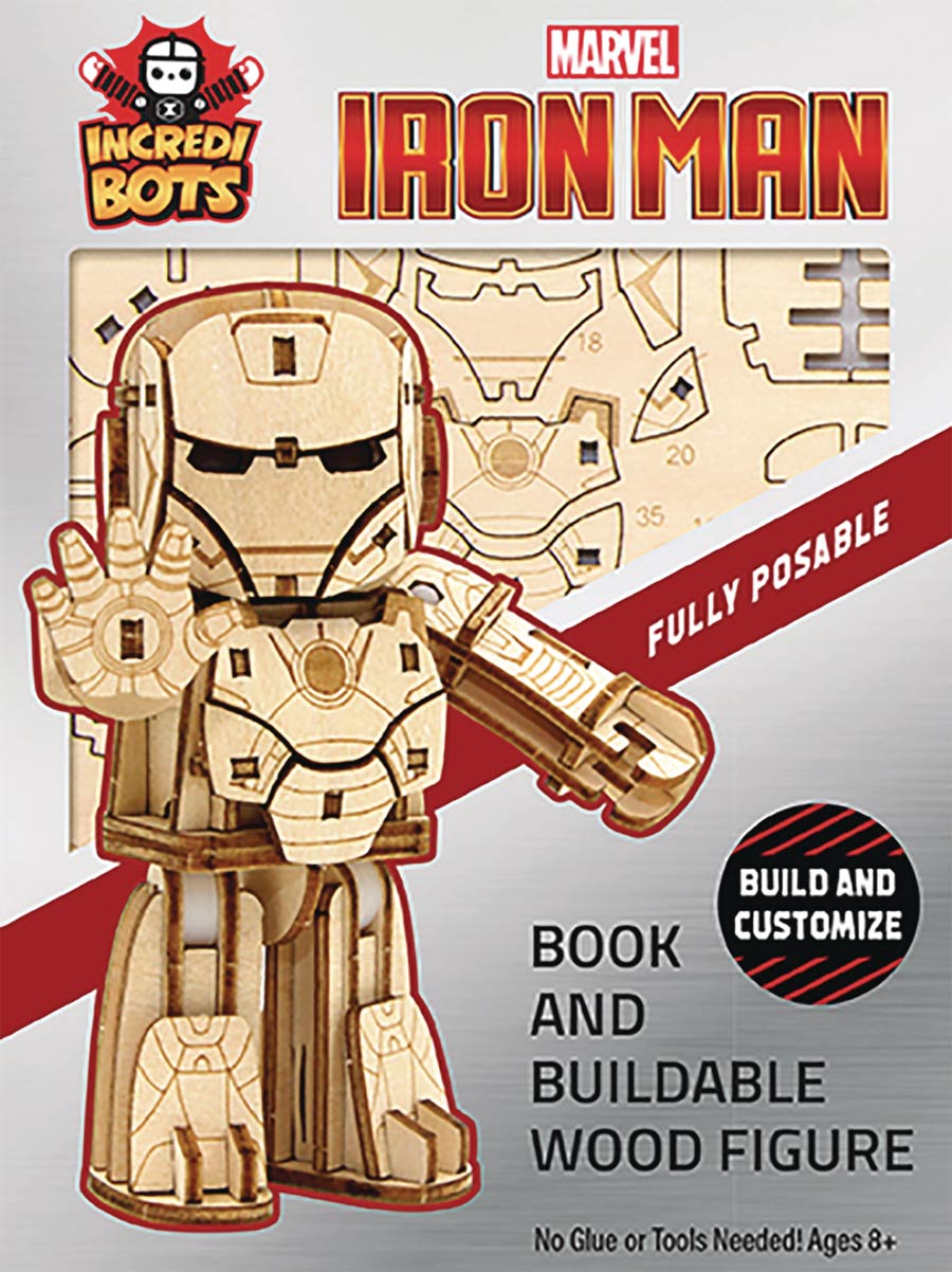 Marvel Incredibuilds Incredibots Model Kit - Iron Man