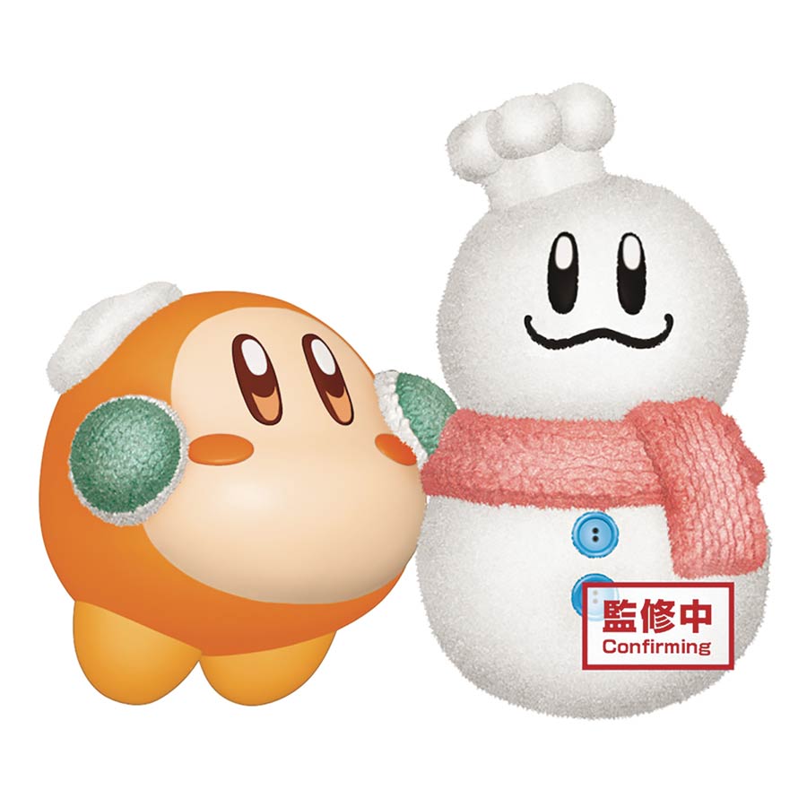 Kirby Fluffy Puffy Mine Play In The Snow Figure - Waddle Dee Version 1
