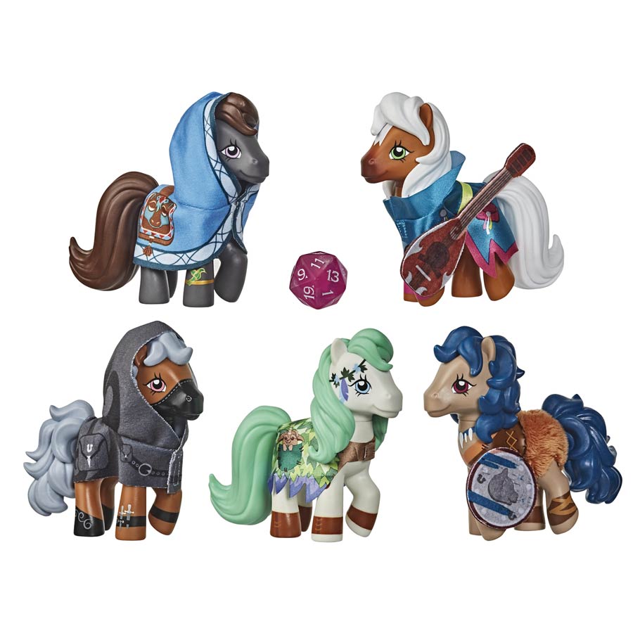 My Little Pony Crossover Collection Cutie Marks & Dragons 5-Piece Action Figure Set Case