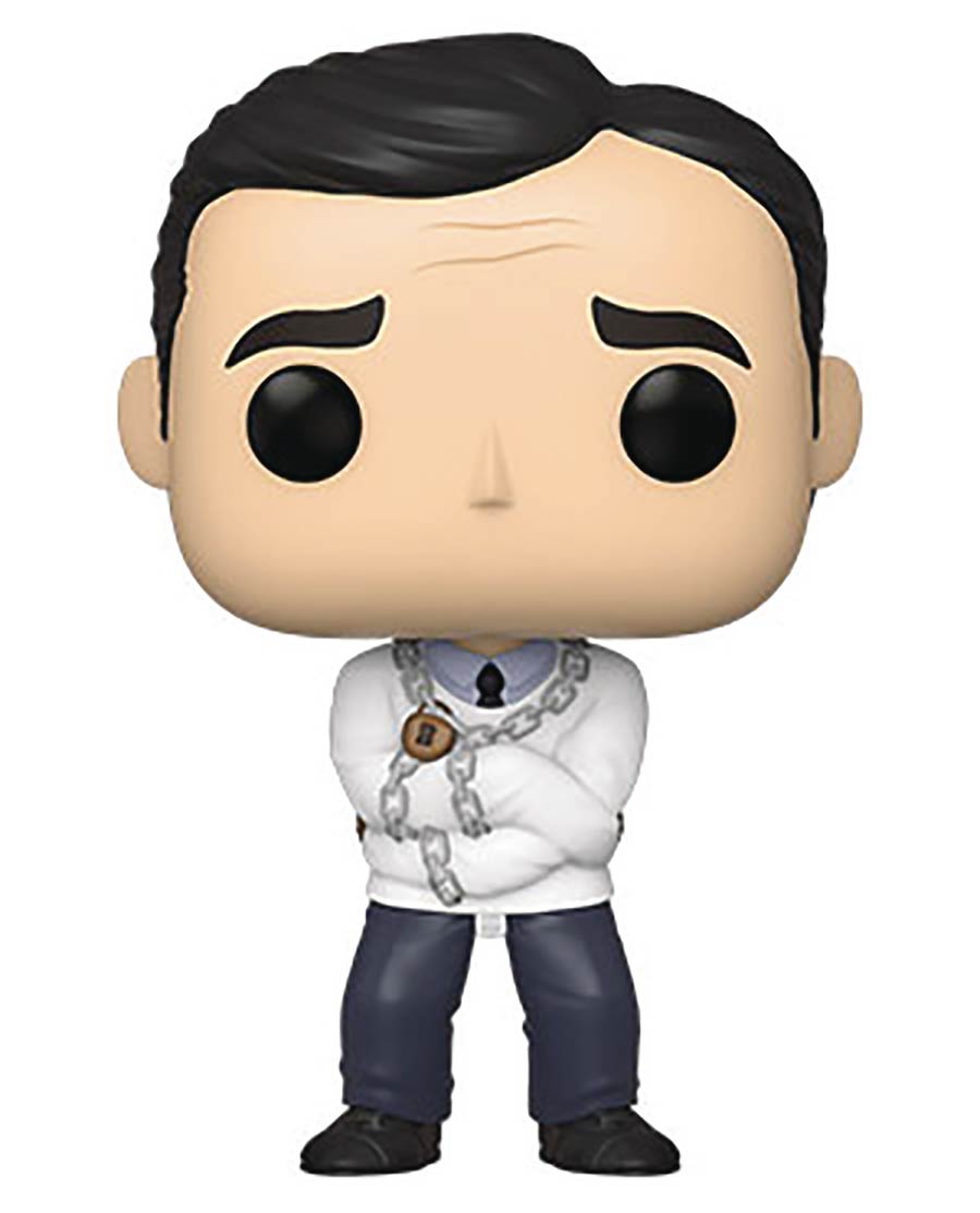 POP Television Office Michael In Straitjacket Vinyl Figure
