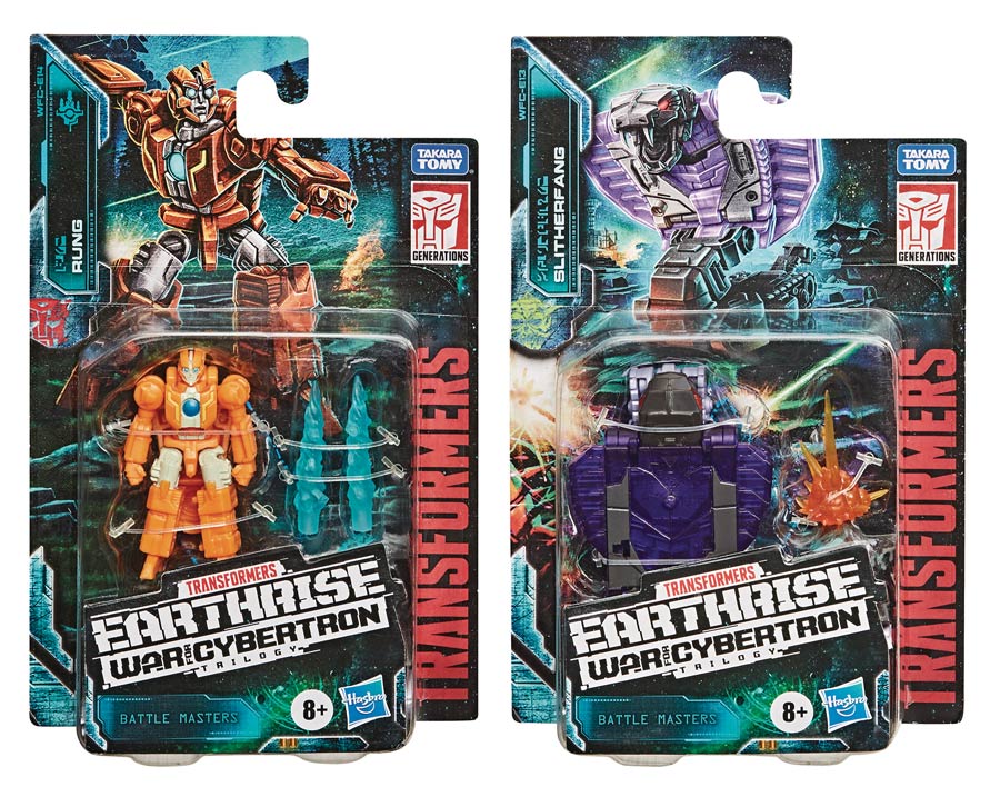 Transformers Generations War For Cybertron Earthrise Battle Masters Wave 2 Action Figure Assortment Case of 12 Figures