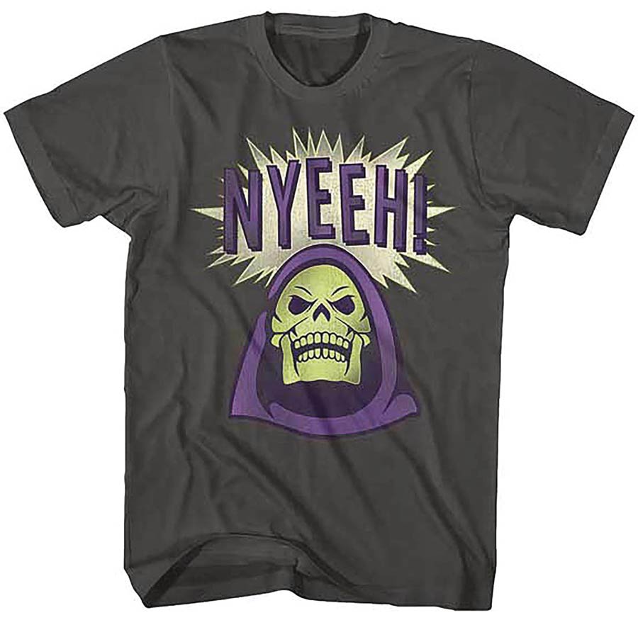 Masters Of The Universe NYEEH Charcoal Gray T-Shirt Large