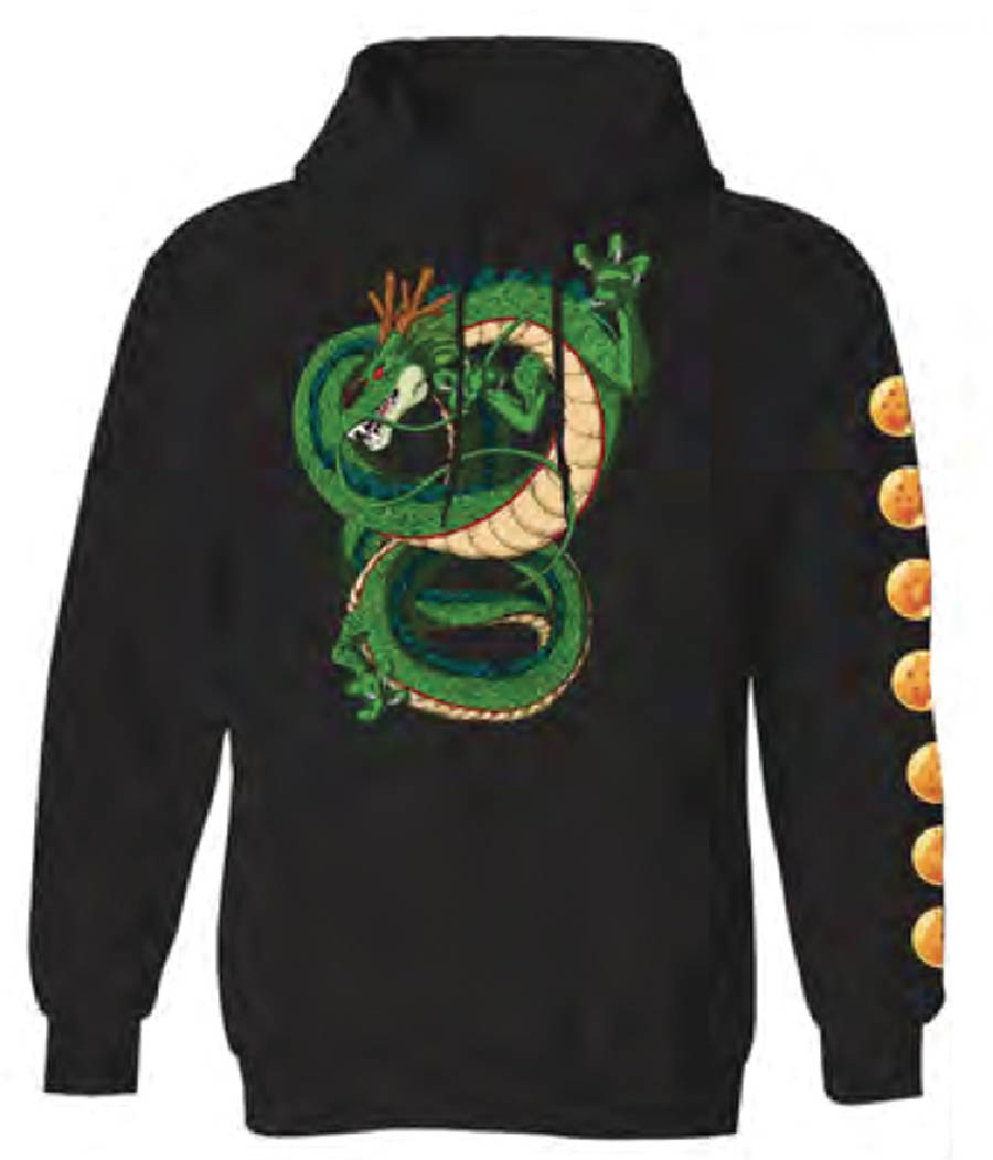 Dragon Ball Z Shenron Black Hoodie Large