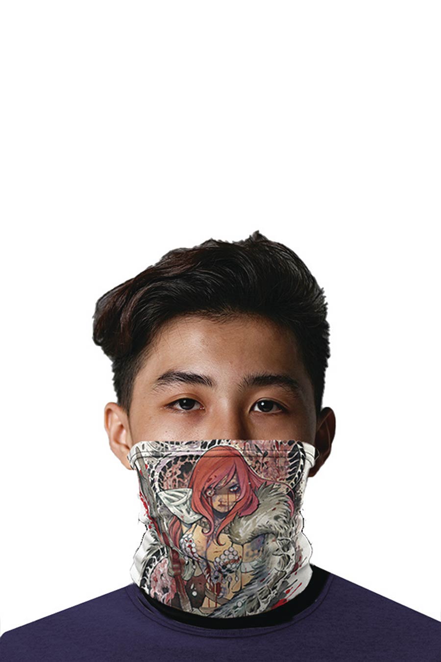 Dynamite Neck Gaiter - Peach Momoko Red Sonja Zombie