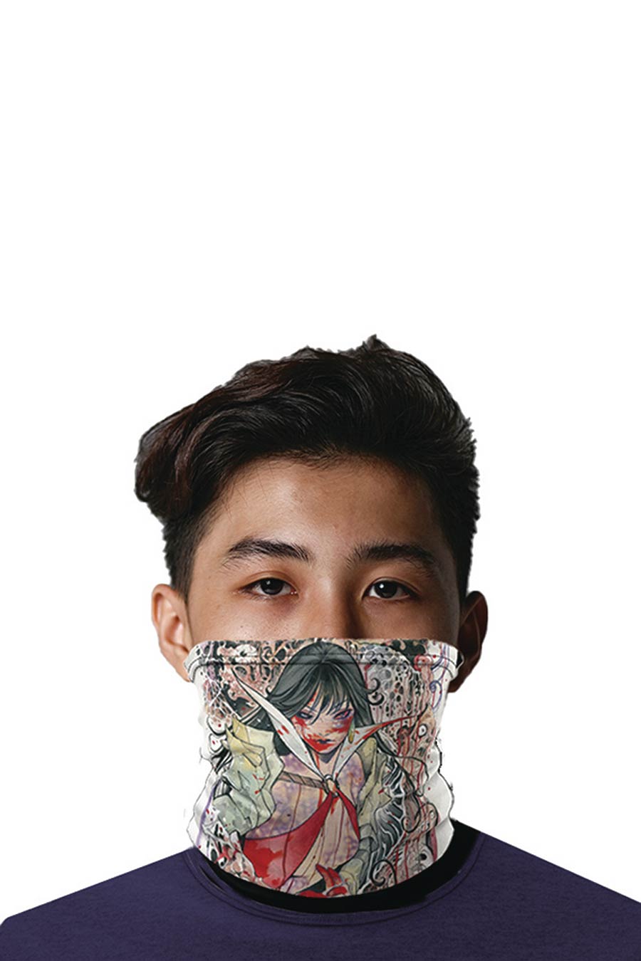 Dynamite Neck Gaiter - Peach Momoko Vampirella Zombie
