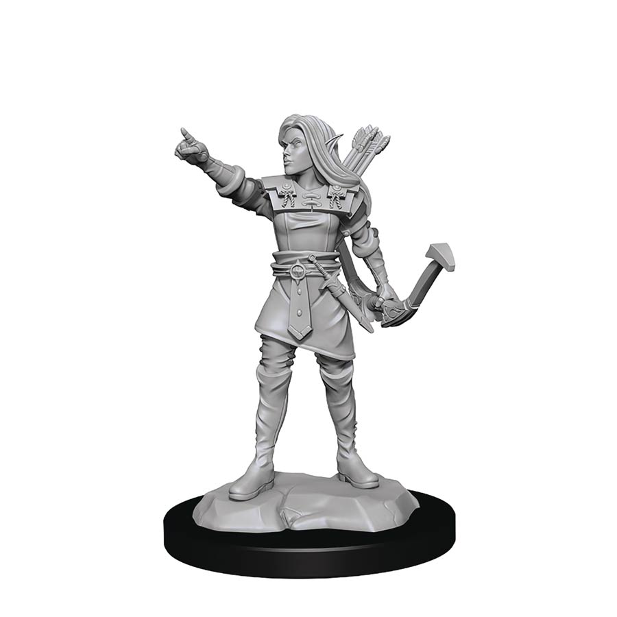 Dungeons & Dragons Nolzars Marvelous Unpainted Miniature - Elf Ranger Female