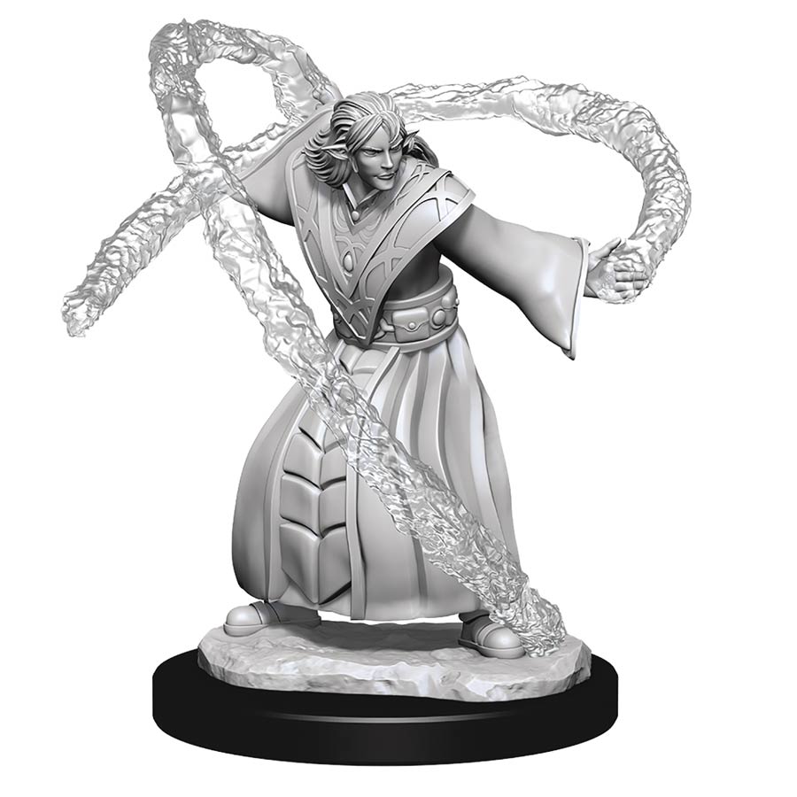 Dungeons & Dragons Nolzars Marvelous Unpainted Miniature - Elf Wizard Male