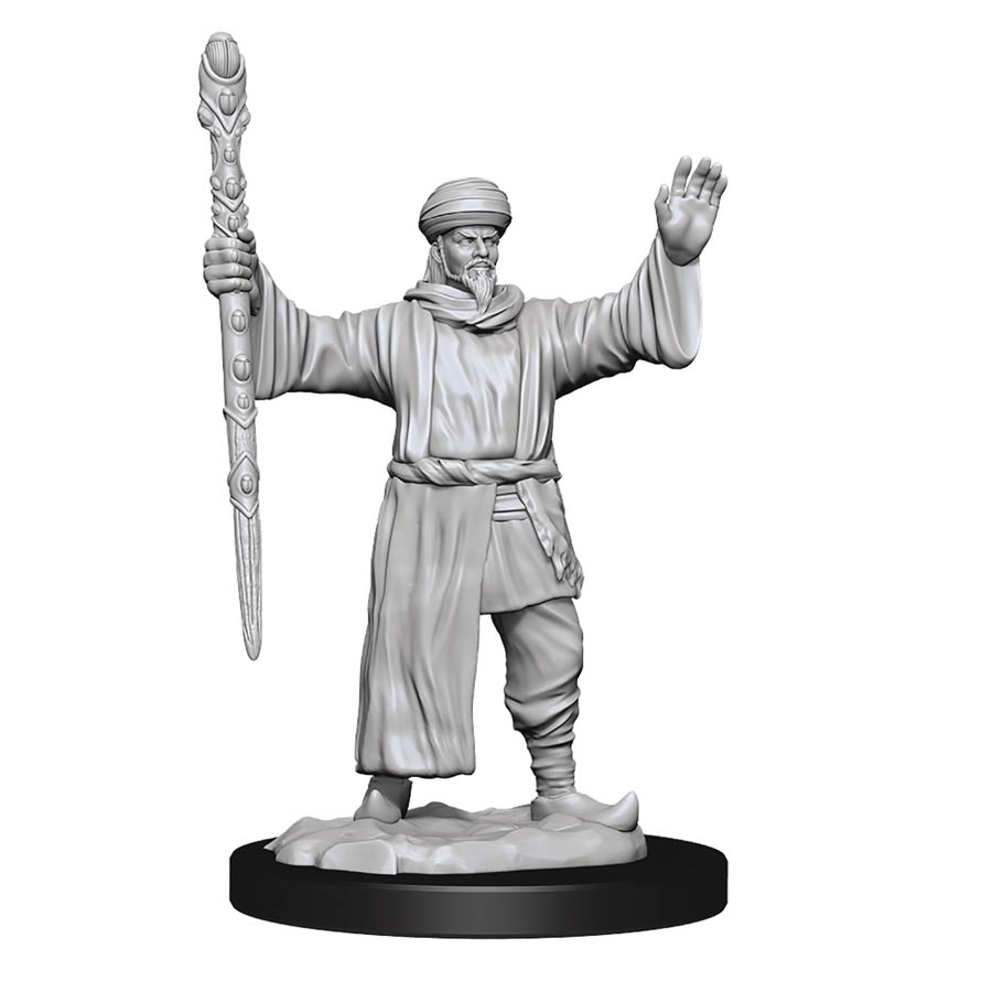 Dungeons & Dragons Nolzars Marvelous Unpainted Miniature - Human Wizard Male