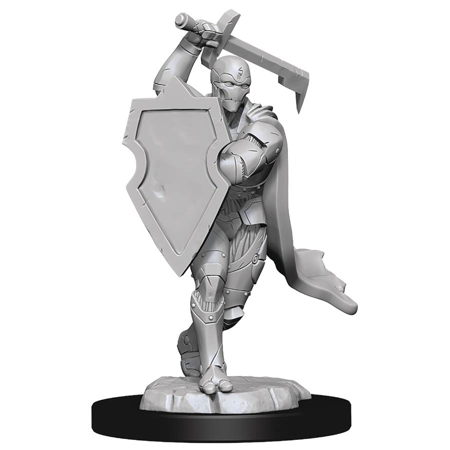 Dungeons & Dragons Nolzars Marvelous Unpainted Miniature - Warforged Fighter Male
