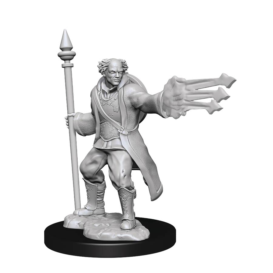 Dungeons & Dragons Nolzars Marvelous Unpainted Miniature - Multiclass Cleric Wizard Male