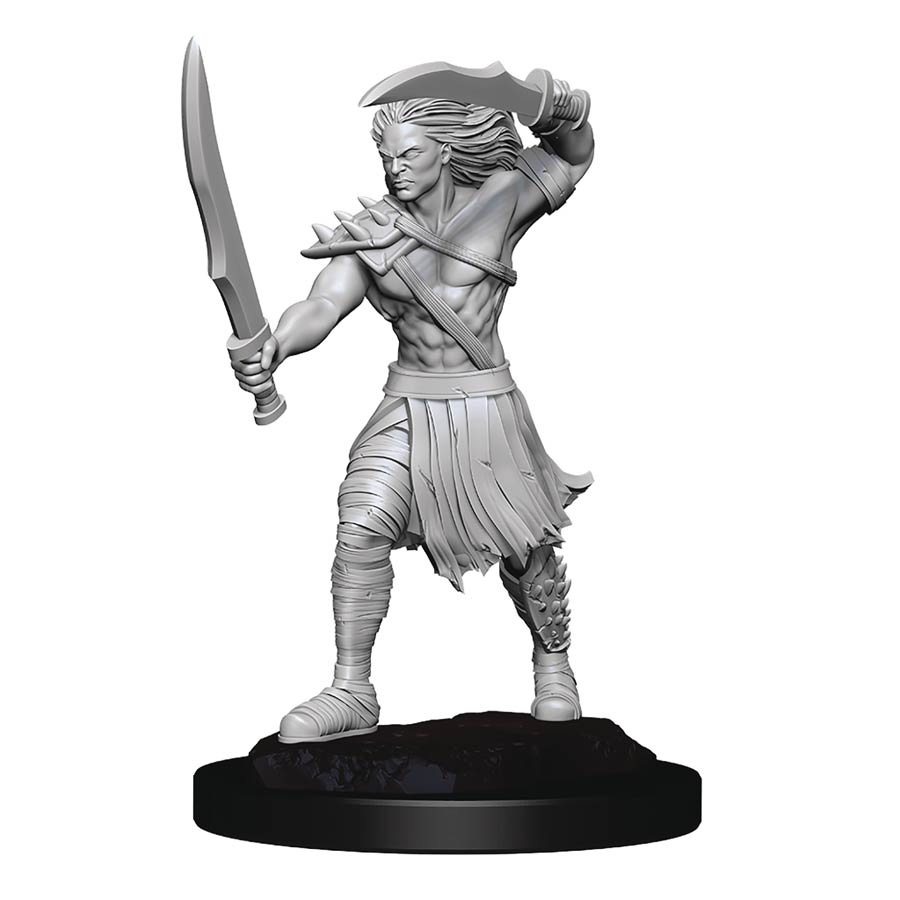 Magic The Gathering Unpainted Miniature - Vampire Lacerator & Vampire Hexmage