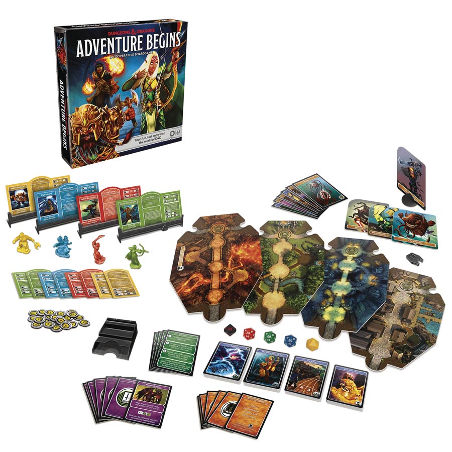 Dungeons & Dragons Adventure Begins Game Case