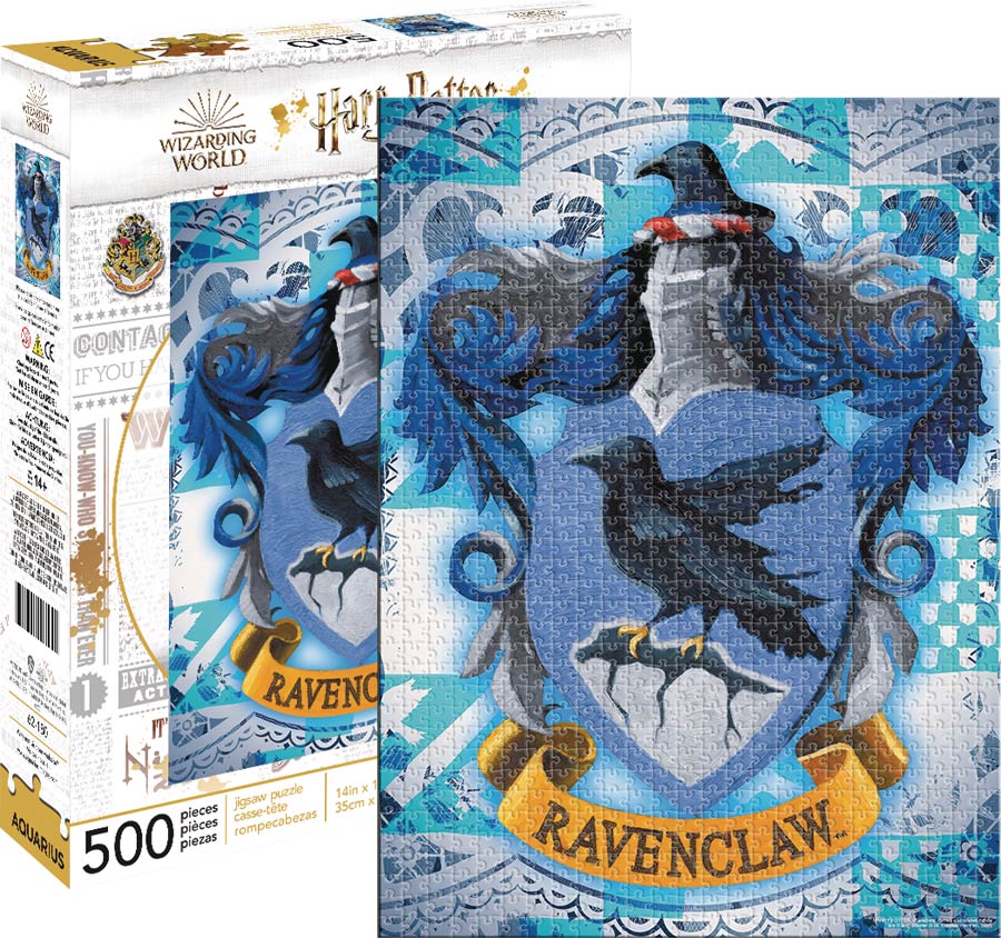 Harry Potter Hogwarts House 500-Piece Puzzle - Ravenclaw