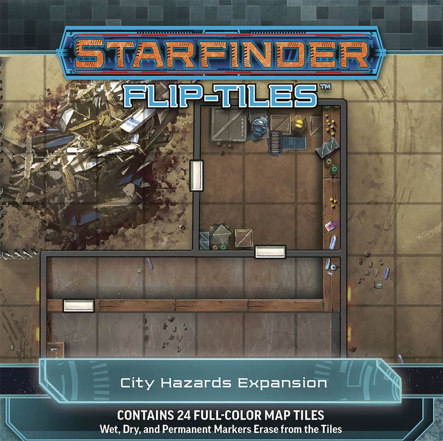 Starfinder RPG Flip-Tiles - City Hazards Expansion