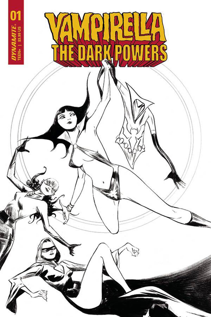 Vampirella The Dark Powers #1 Cover X Incentive Jae Lee Black & White Cover
