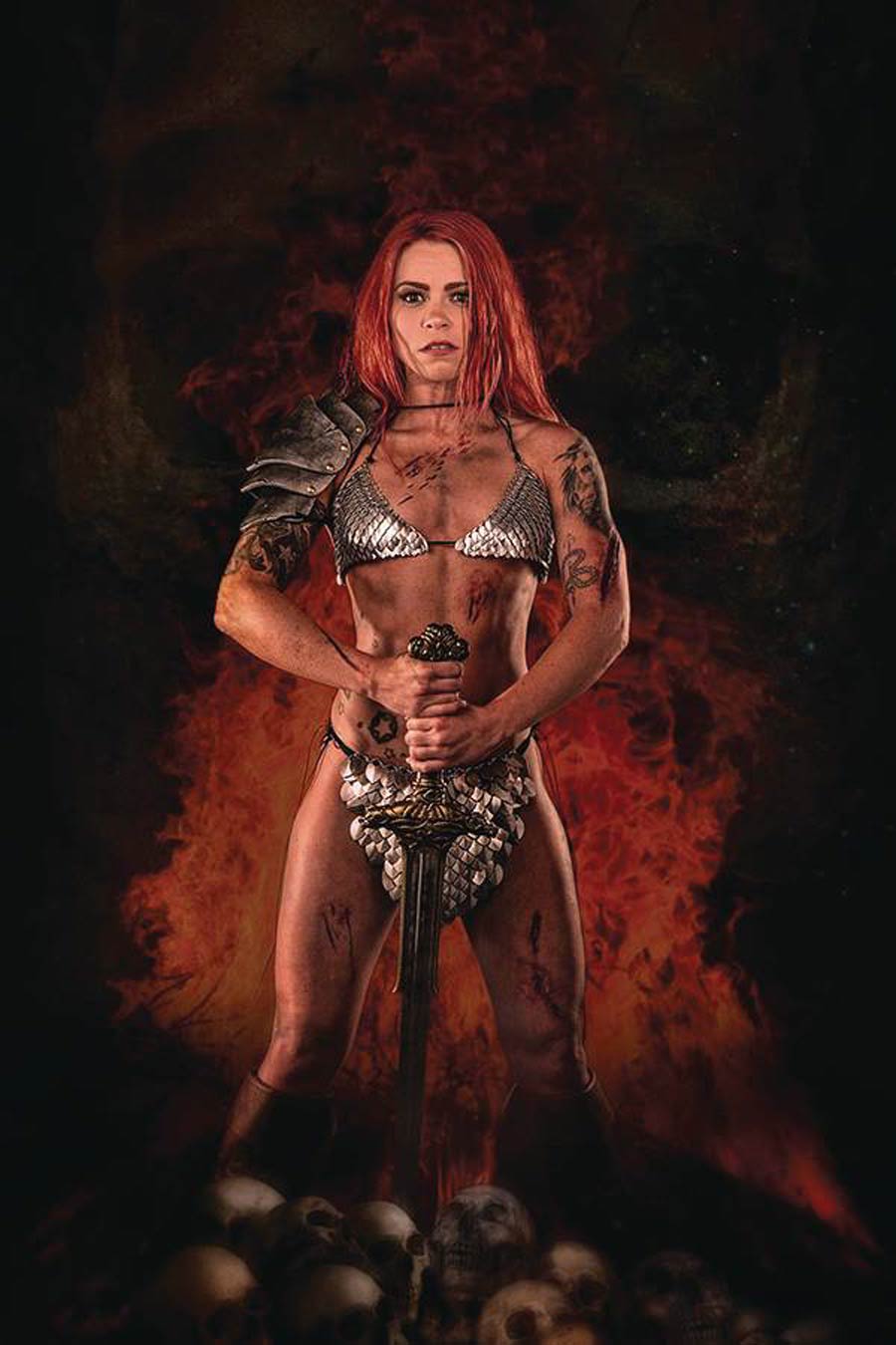 Red Sonja Price Of Blood #1 Cover I Incentive Angel Ray Cosplay Photo Virgin Cover