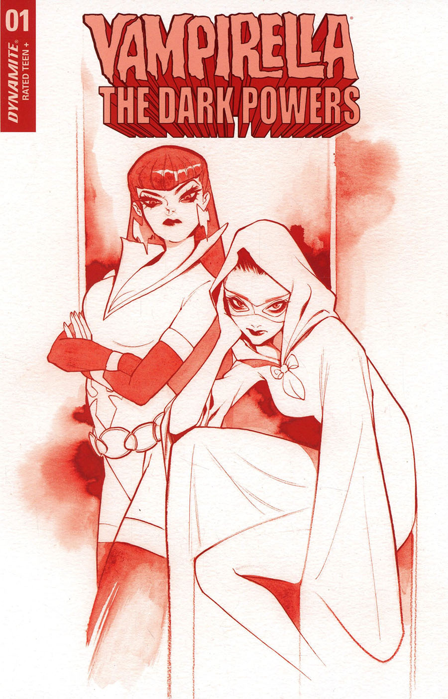 Vampirella The Dark Powers #1 Cover Z-F Ultra-Premium Limited Edition Peach Momoko Crimson Red Line Art Cover
